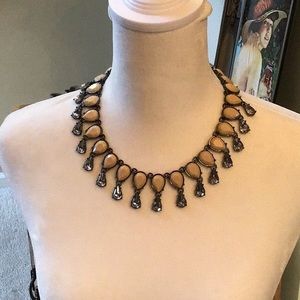 Logo statement necklace